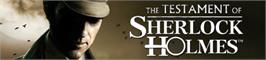 Banner artwork for Testament of Sherlock Holmes.