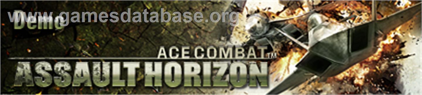 ACE COMBAT: AH Demo - Microsoft Xbox 360 - Artwork - Banner