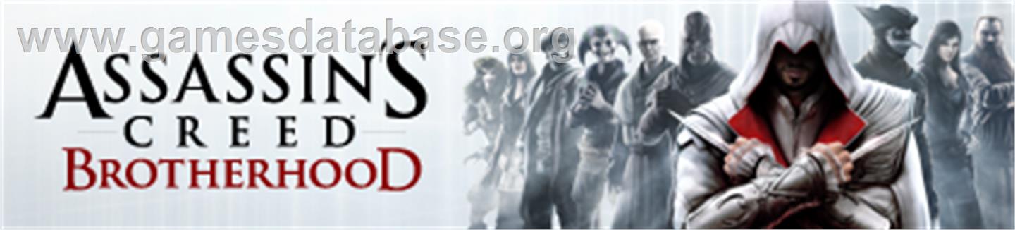 Assassin's Creed Brotherhood - Microsoft Xbox 360 - Artwork - Banner