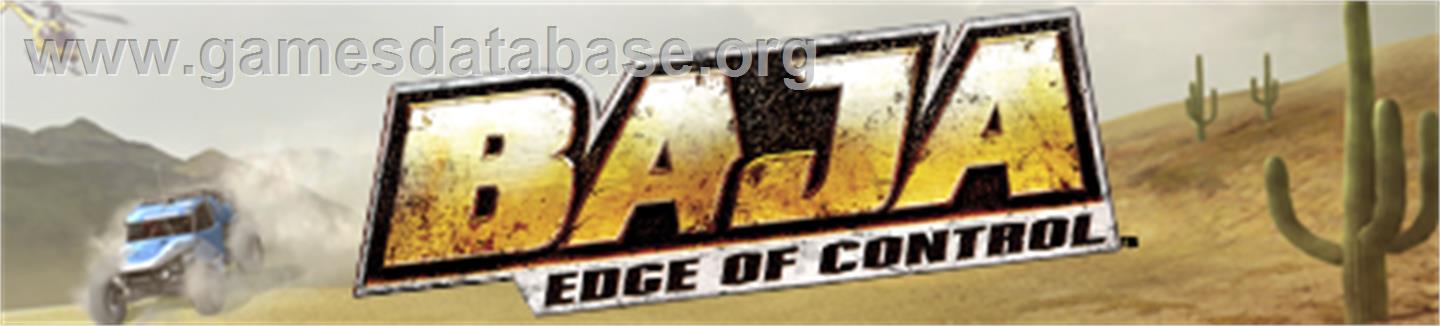 BAJA: Edge of Control - Microsoft Xbox 360 - Artwork - Banner