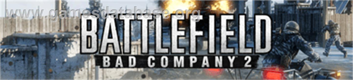Battlefield: Bad Co. 2 - Microsoft Xbox 360 - Artwork - Banner