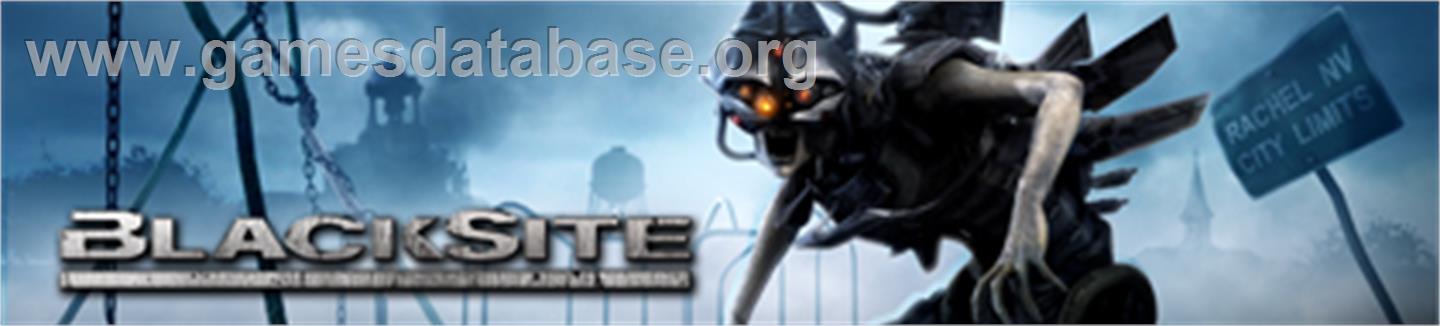Blacksite - Microsoft Xbox 360 - Artwork - Banner