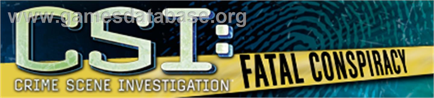 CSI: Fatal Conspiracy - Microsoft Xbox 360 - Artwork - Banner
