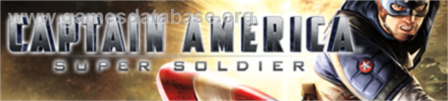 Captain America: Super Soldier - Microsoft Xbox 360 - Artwork - Banner