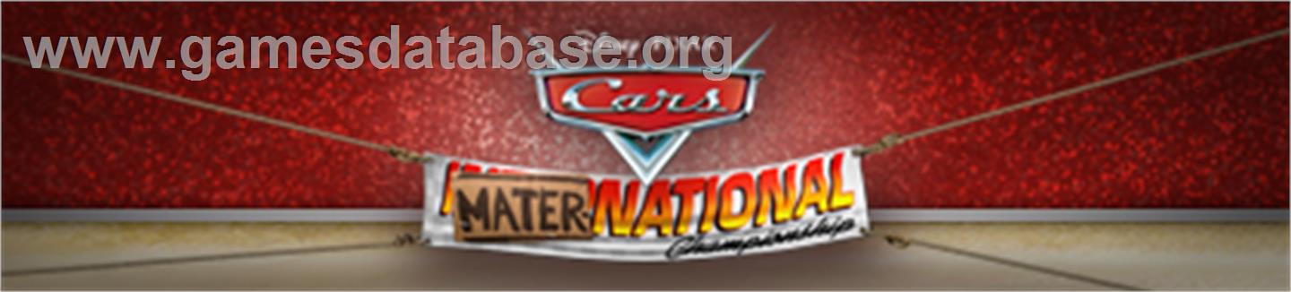 Cars: Mater-National - Microsoft Xbox 360 - Artwork - Banner