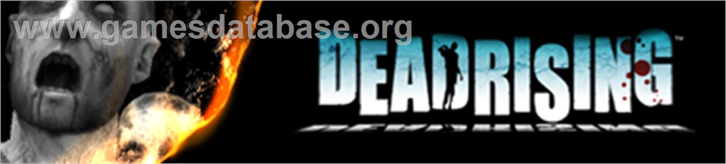 DEAD RISING - Microsoft Xbox 360 - Artwork - Banner