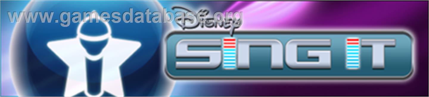 Disney Sing It - Microsoft Xbox 360 - Artwork - Banner