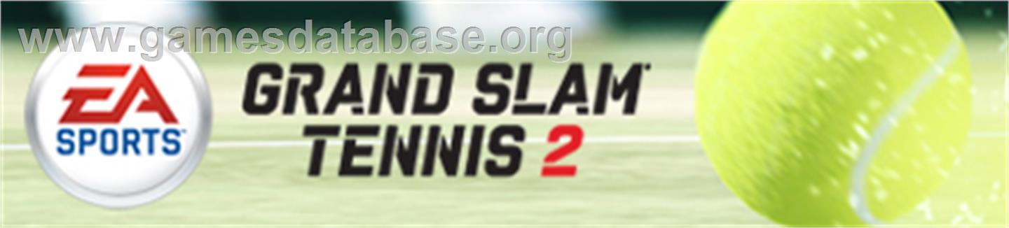 EA SPORTS Grand Slam® Tennis 2 - Microsoft Xbox 360 - Artwork - Banner