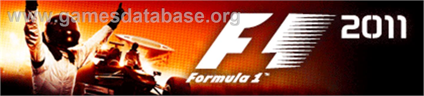 F1 2011 - Microsoft Xbox 360 - Artwork - Banner