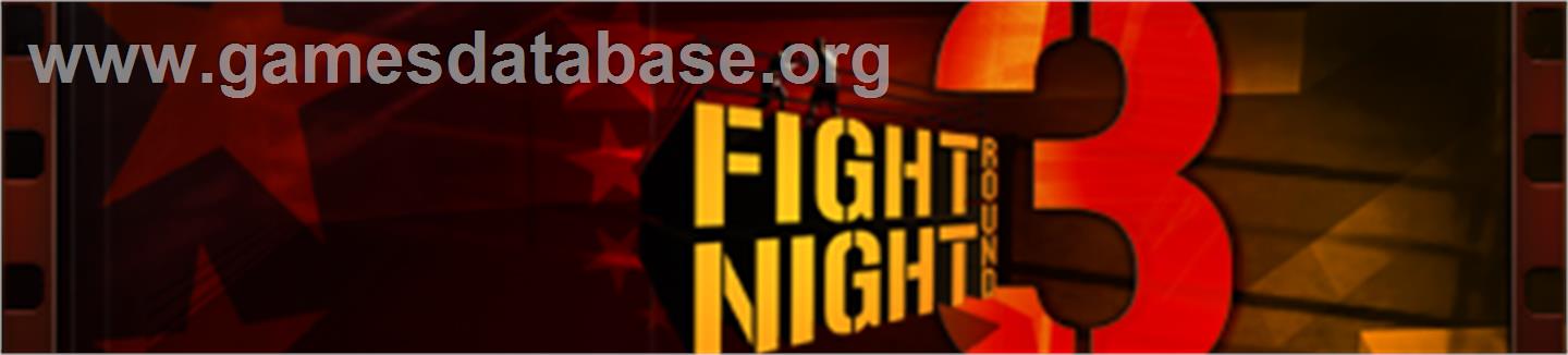 Fight Night Round 3 - Microsoft Xbox 360 - Artwork - Banner