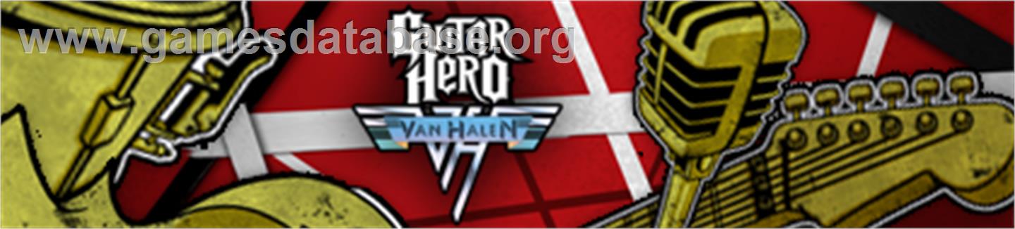 Guitar Hero Van Halen - Microsoft Xbox 360 - Artwork - Banner