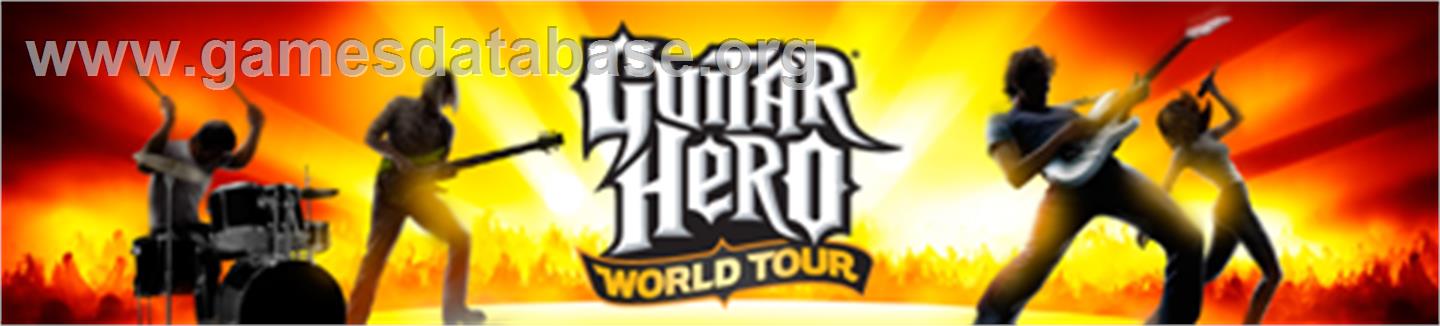 Guitar Hero World Tour - Microsoft Xbox 360 - Artwork - Banner