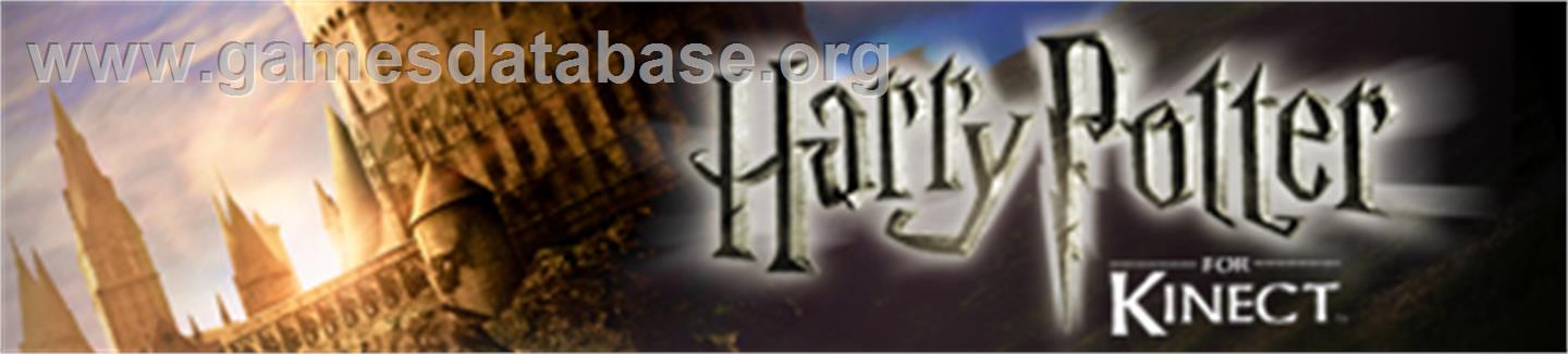 Harry Potter for Kinect - Microsoft Xbox 360 - Artwork - Banner