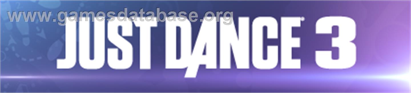 Just Dance 3 - Microsoft Xbox 360 - Artwork - Banner