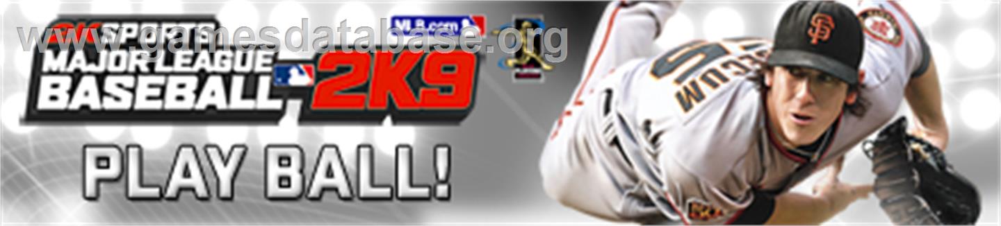 MLB 2K9 - Microsoft Xbox 360 - Artwork - Banner