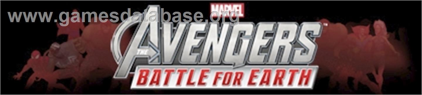 Marvel Avengers: Battle for Earth - Microsoft Xbox 360 - Artwork - Banner