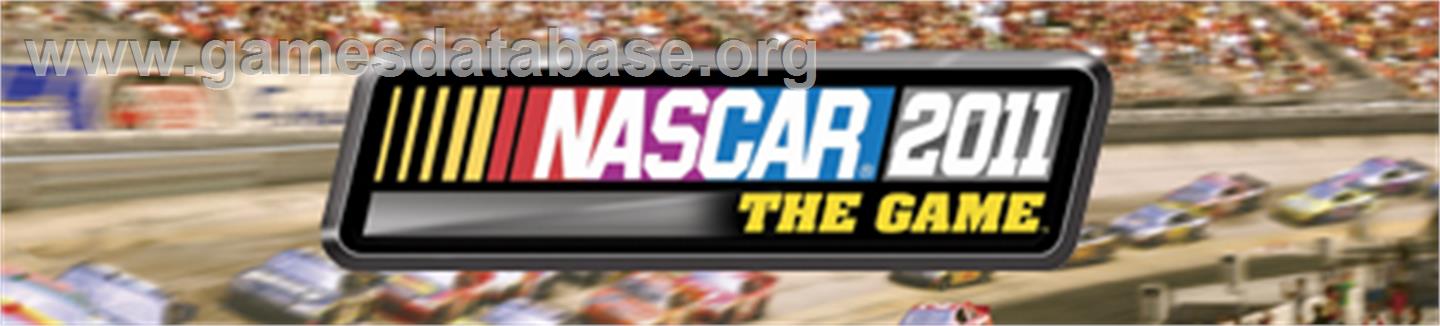 NASCAR The Game 2011 - Microsoft Xbox 360 - Artwork - Banner