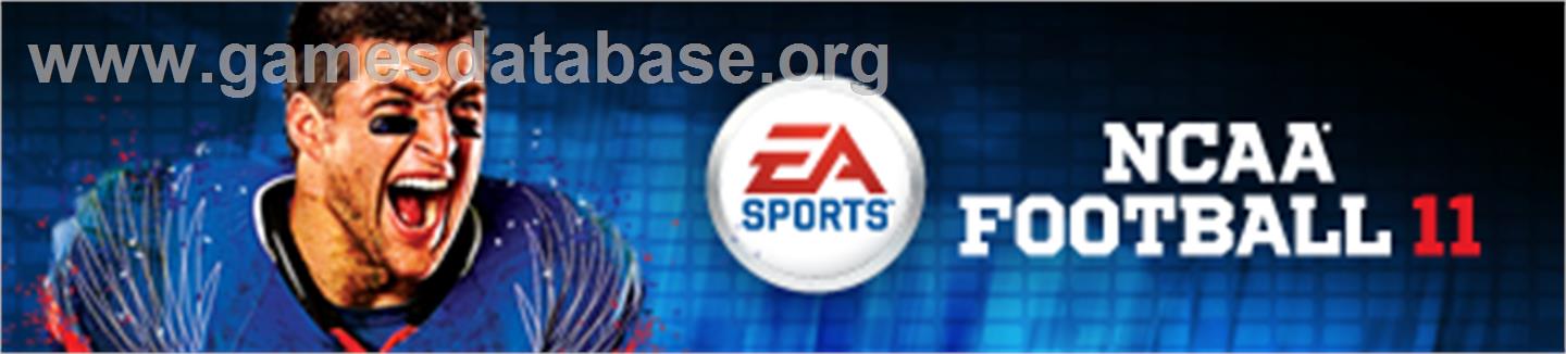 NCAA® Football 11 - Microsoft Xbox 360 - Artwork - Banner