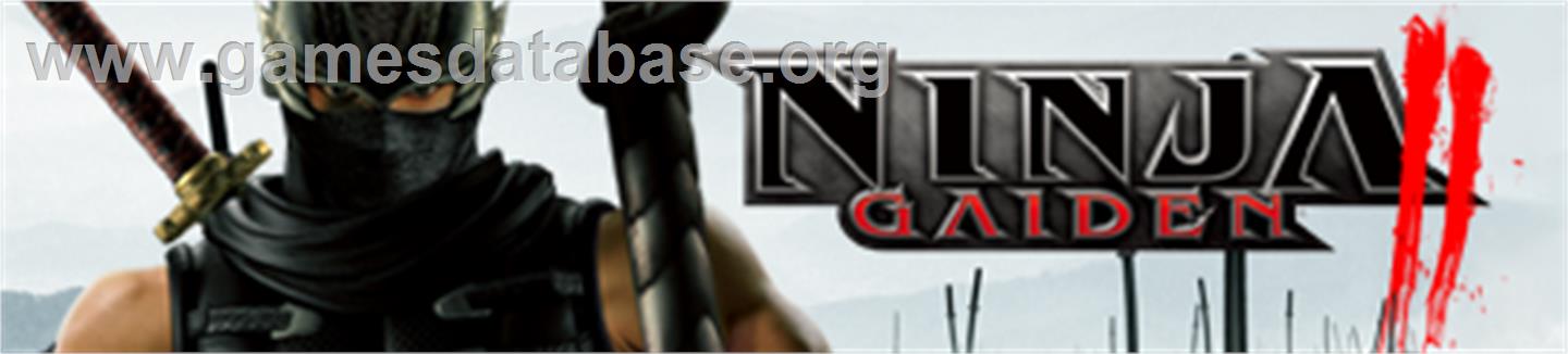 NINJA GAIDEN 2 - Microsoft Xbox 360 - Artwork - Banner