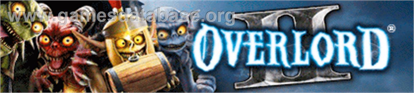 Overlord II - Microsoft Xbox 360 - Artwork - Banner