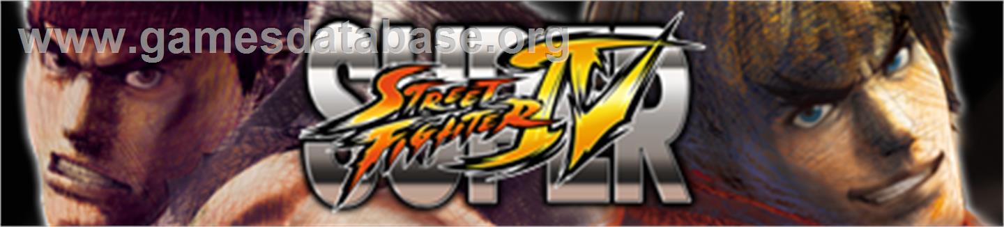 SUPER STREETFIGHTER IV ARCADE EDITION - Microsoft Xbox 360 - Artwork - Banner