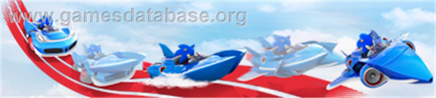 Sonic & All-Stars Racing Transformed - Microsoft Xbox 360 - Artwork - Banner