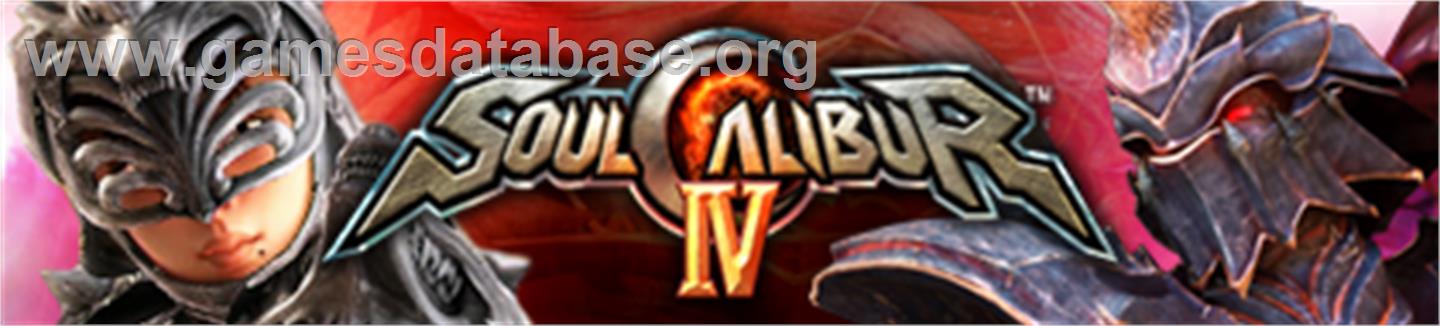 Soulcalibur IV - Microsoft Xbox 360 - Artwork - Banner