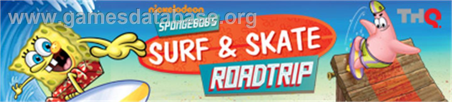 SpongeBob's Surf & Skate Roadtrip - Microsoft Xbox 360 - Artwork - Banner
