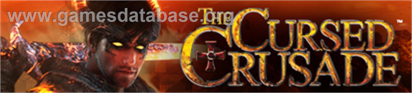 The Cursed Crusade - Microsoft Xbox 360 - Artwork - Banner