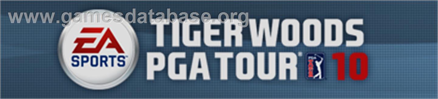TigerWoodsPGATOUR® 10 - Microsoft Xbox 360 - Artwork - Banner