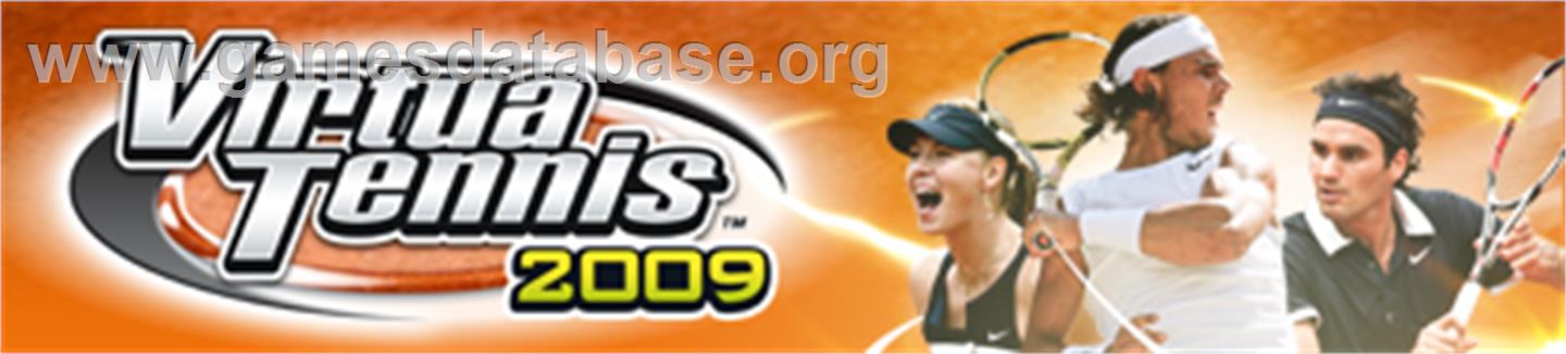 Virtua Tennis 2009 - Microsoft Xbox 360 - Artwork - Banner