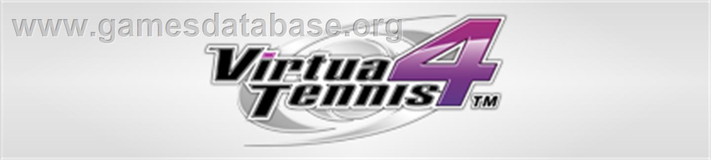 Virtua Tennis 4 - Microsoft Xbox 360 - Artwork - Banner