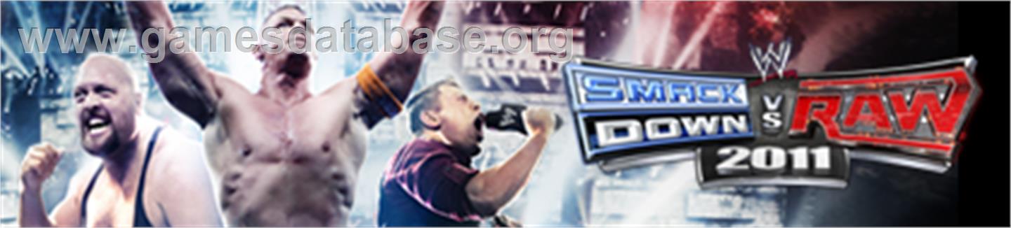 WWE Smackdown vs. Raw 2011 - Microsoft Xbox 360 - Artwork - Banner