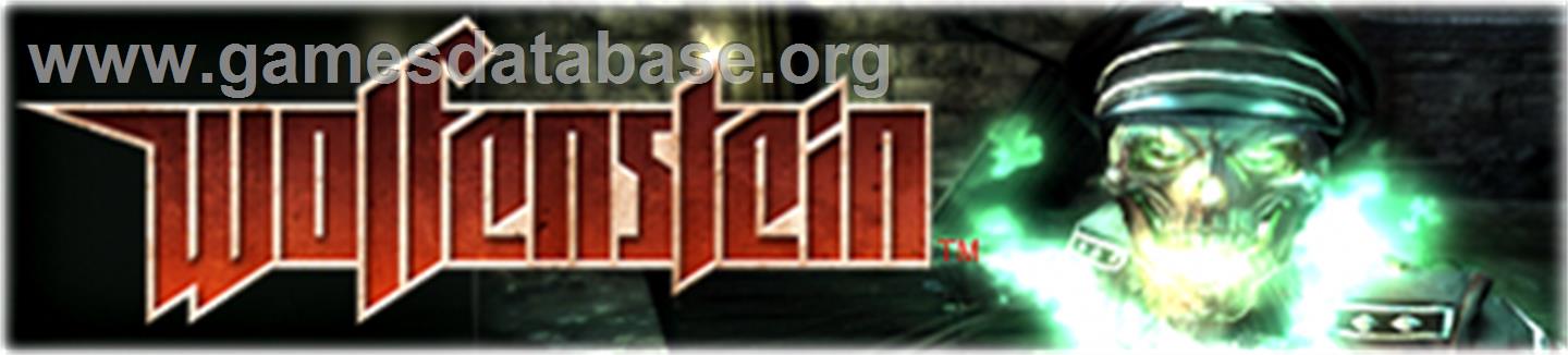 Wolfenstein - Microsoft Xbox 360 - Artwork - Banner