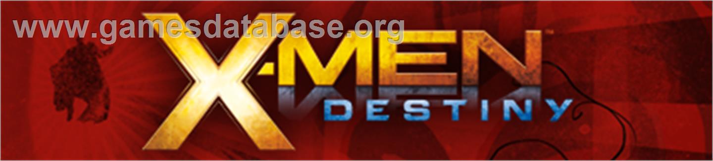 X-Men: Destiny - Microsoft Xbox 360 - Artwork - Banner