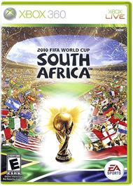 Box cover for 2010 FIFA World Cup on the Microsoft Xbox 360.