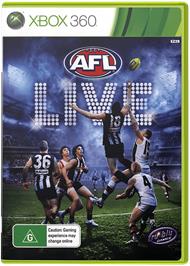 Box cover for AFL Live on the Microsoft Xbox 360.