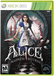 Box cover for Alice: Madness Returns on the Microsoft Xbox 360.