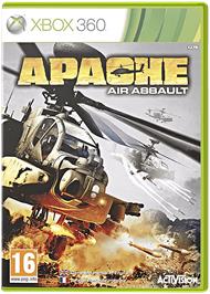 Box cover for Apache: Air Assault on the Microsoft Xbox 360.