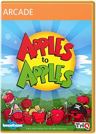 Box cover for Apples to Apples on the Microsoft Xbox 360.
