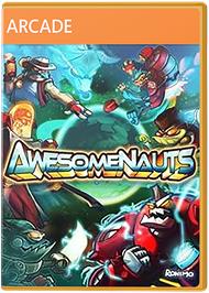 Box cover for Awesomenauts on the Microsoft Xbox 360.