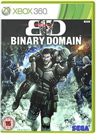 Box cover for BINARY DOMAIN on the Microsoft Xbox 360.