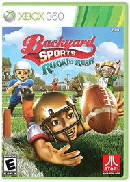 Box cover for Backyard Sports: Rookie Rush on the Microsoft Xbox 360.