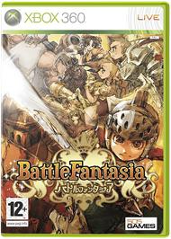Box cover for Battle Fantasia on the Microsoft Xbox 360.