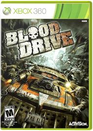 Box cover for Blood Drive on the Microsoft Xbox 360.