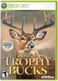 Box cover for Cabela's Trophy Bucks on the Microsoft Xbox 360.
