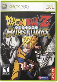 Box cover for DBZ: BURST LIMIT on the Microsoft Xbox 360.