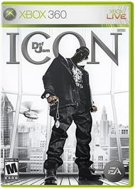 Box cover for DEF JAM: ICON on the Microsoft Xbox 360.