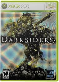 Box cover for Darksiders on the Microsoft Xbox 360.