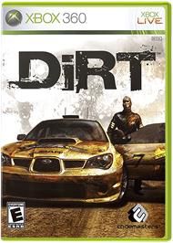 Box cover for DiRT on the Microsoft Xbox 360.